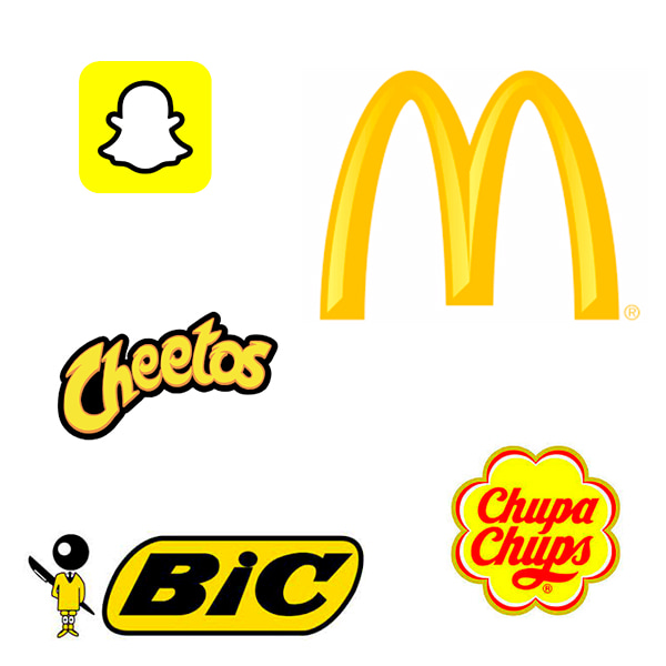 Logotipos de color amarillo